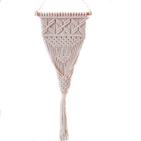 Nordic Style Woven Cotton Hanging Basket Gardening Hanging Net Pocket Flower Basket