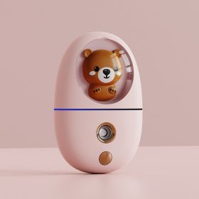 Cartoon Moisturizer USB Girls Facial Moisturizer Humidifier (Option: Bear pink-USB)