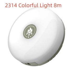 Multifunctional Camping Lantern Rechargeable Outdoor Tent Seven-color Atmosphere String (Option: 2314 Colorful Light 8m)