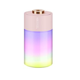 Colorful Aromatic Cup Humidifier Air Purification (Option: Pink-Humidifier-USB)