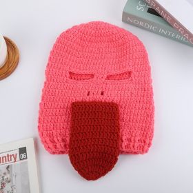 Creative Weaving Woolen Cap Internet Celebrity Headgear Men's Hat (Option: Big Red Mouth Bird)