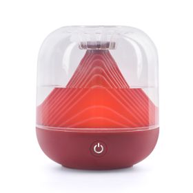 Usb Rechargeable Humidifier For Household Car Home Decor (Option: Red-USB)