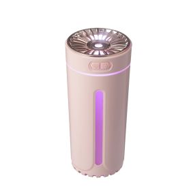 Phantom Cup Air Humidifier Silent Colorful Diffuser (Option: Pink-Charge-USB)