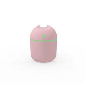 Home Mini Aromatherapy Big Spray Desktop Silent Desktop Car Atomizer (Option: Girlish pink-USB)