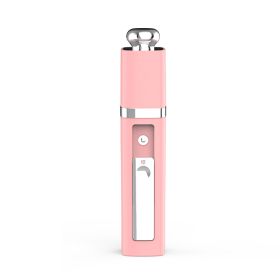 USB Power Bank Nano Spray Moisturizer (Option: Pink-USB)