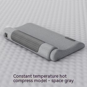 Special Massage For Cervical Spine Pillow And Cervical Spine Care To Improve Sleep Sensation Spinal Traction Heating Compress (Option: Upgraded version-Space grey)