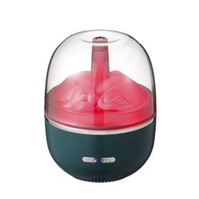 Air Humidifier Essential Oil Ultrasonic Aromatherapy Atomizer Colorful Light Heavy Fog Volume Office Home Accessories (Option: Green-USB)