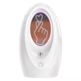 New Usb Humidifier Home Atomizing Aromatherapy Hydrating Device (Option: Pearl White Heart)