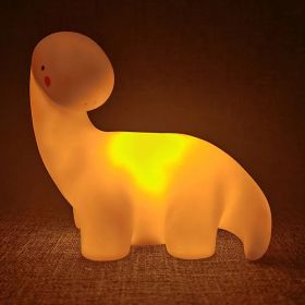 Luminous Toys, Children's Room LED Lights, Bedside Lamp Decorations, Enamel New Creative Gifts (Option: Tanystropheus yellow)