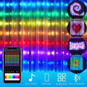 Programmable Magic Curtain Light Controlled By APP (Option: Magic APP400 light-3X3M-AU)