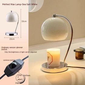 Dopamine Fragrance Lamp Wax Melting Lamp Bedroom Bedside Lamp Advanced Sense Ambience Light Gift Decoration Night Light (Option: White Dimmer Switch-UK)