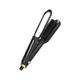 Anion Splint Electric Hair Curler (Option: Black-European Standard)