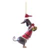 Acrylic Fashion Dog Christmas Tree Decoration