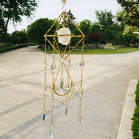 Natural Gem Crystal Decorative Shelf (Option: White Crystal)