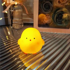 Cartoon Luminous Night Market Stall Led Small Night Lamp Christmas Gift (Option: Chick Yellow)