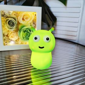 Cartoon Luminous Night Market Stall Led Small Night Lamp Christmas Gift (Option: Night Light Green Large)