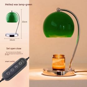 Dopamine Fragrance Lamp Wax Melting Lamp Bedroom Bedside Lamp Advanced Sense Ambience Light Gift Decoration Night Light (Option: Green Timer Switch-EU)