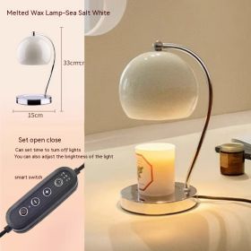 Dopamine Fragrance Lamp Wax Melting Lamp Bedroom Bedside Lamp Advanced Sense Ambience Light Gift Decoration Night Light (Option: White Timer Switch-US)