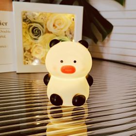 Cartoon Luminous Night Market Stall Led Small Night Lamp Christmas Gift (Option: Red Mouth Panda)